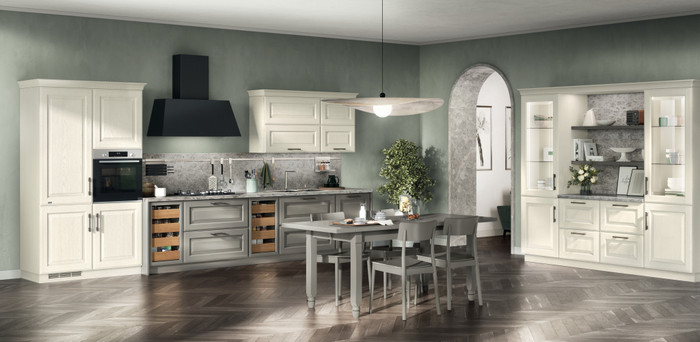 Portapane cucina classica Madeleine by Scavolini  Ristrutturazione cucina,  Arredo interni cucina, Mobili ingresso classici