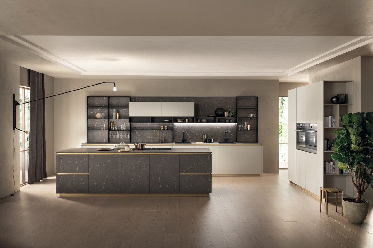 A kitchen that’s beautiful by day. Scavolini Magazine