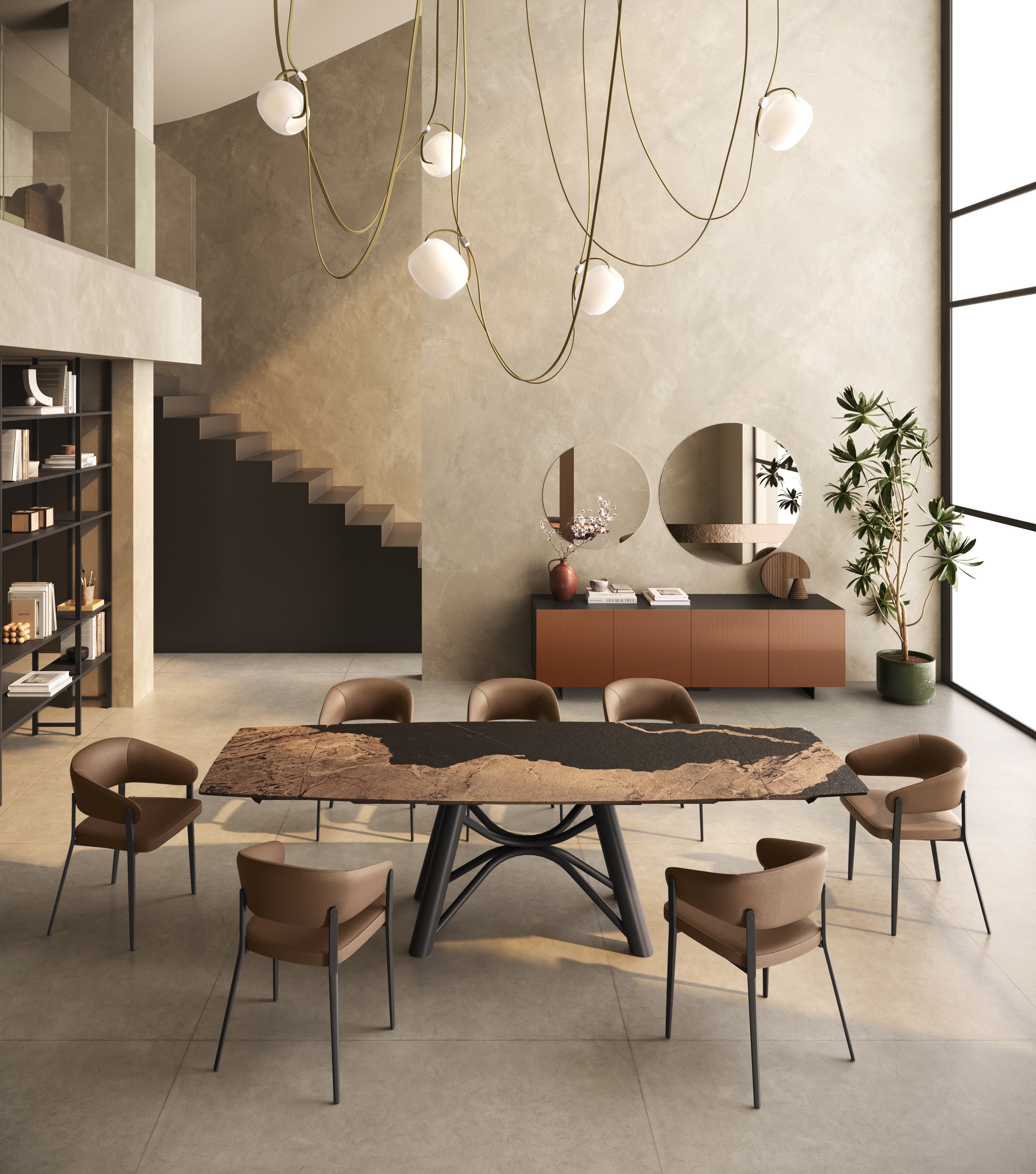 Tavolo Brooklin Scavolini Tavoli, sedie e sgabelli | Immagini Catalogo Colori