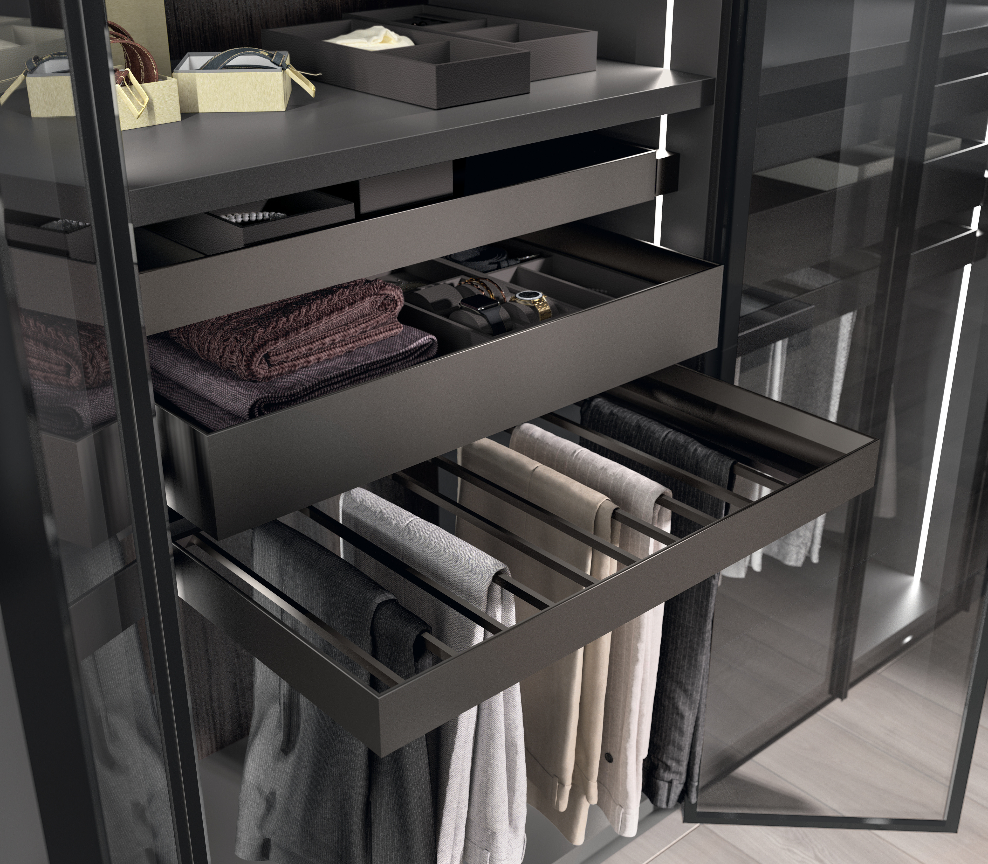 How to organise your walkin wardrobe Ζήστε το σπίτι Scavolini Magazine