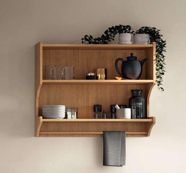 配有Oregon橡木抽屉的开放式地柜 &nbsp;