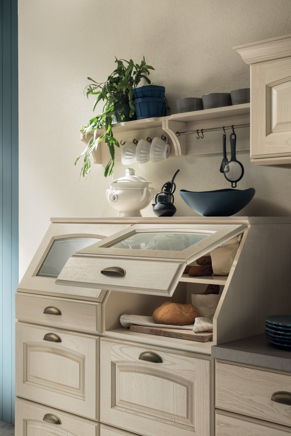 宽60cm 面包架，可搭配高73.4cm 地柜和高91.4cm 地柜