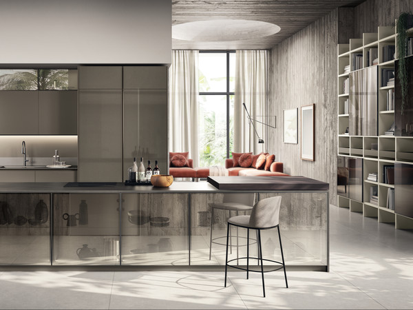 Cucina color tortora