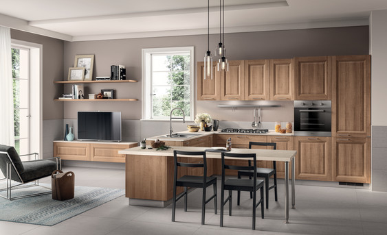 Cucine Modello FAMILY Decorativo - Rovere Azteco 6 Cucine FAMILY Ciampino 6
