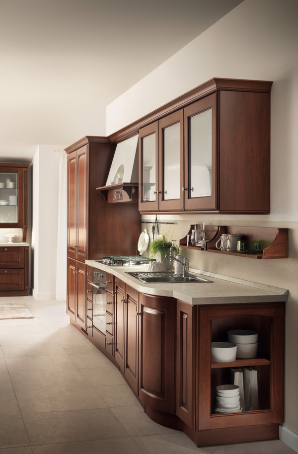 开放式收边地柜