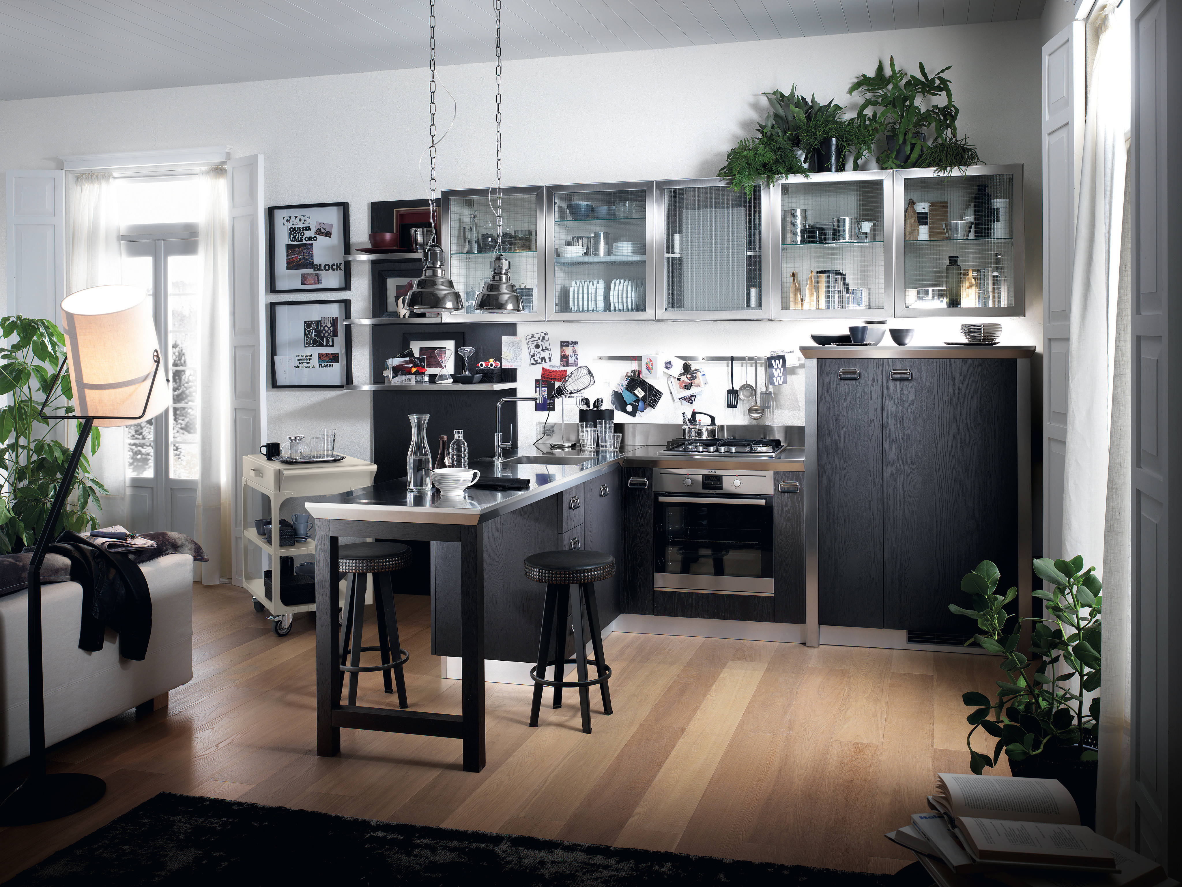 Piccole cucine organizzate al top